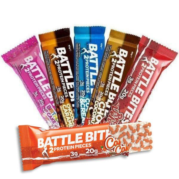 Battle snack bars in various flavours